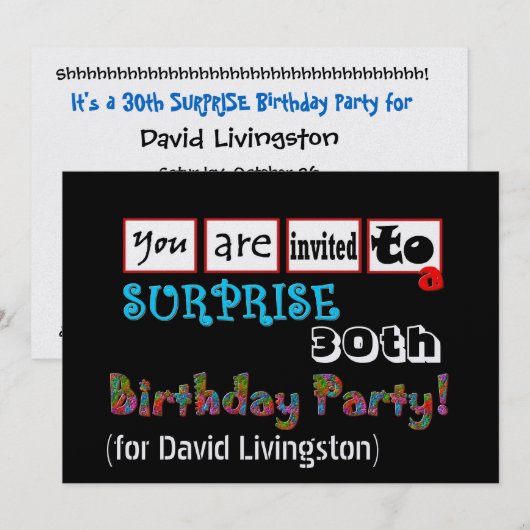 30e Sjabloon voor de uitnodiging tot het indienen  (Voorkant / Achterkant)