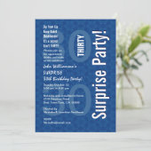 30e surrogaatbruine tandbaars Star Flowers Kaart (Staand voorkant)