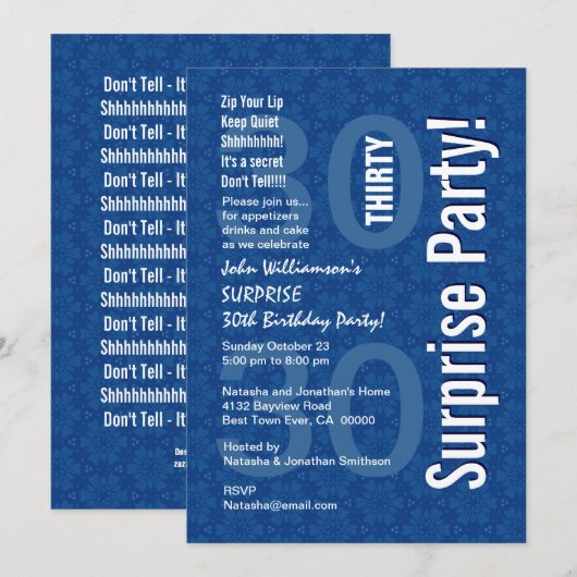 30e surrogaatbruine tandbaars Star Flowers Kaart (Voorkant / Achterkant)