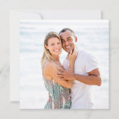 30e trouwdag foto vierkant parel hart kaart (Achterkant)