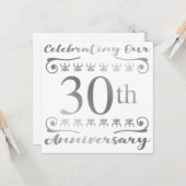 30e trouwdag kaart (Voorkant / Achterkant in situ)