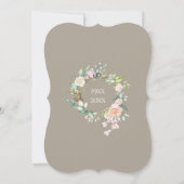 30e trouwdag Parel Rozen Bloemen Kaart (Achterkant)