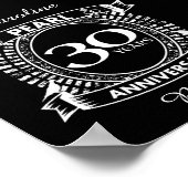 30e trouwdag parelkreeft poster (Hoek)