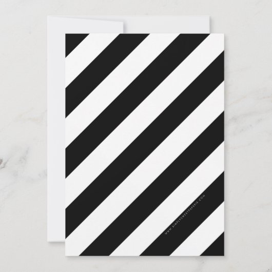 30E TROUWDAG stijlvolle gouden UITNODIGINGEN (Achterkant)