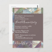 30e trouwjubileum modern parel uitnodiging (Voorkant / Achterkant)