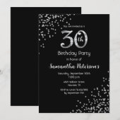 30e uitnodiging van de Birthday Party (Voorkant / Achterkant)