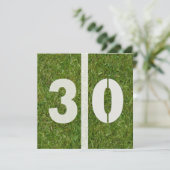 30e uitnodiging van de partij bij het Football van (Staand voorkant)