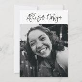 30e uitnodiging van de verjaardag | Foto 30e verja (Achterkant)