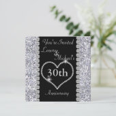 30e uitnodiging van een partij van de Jubileum (Staand voorkant)