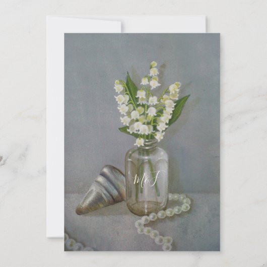 30e uitnodiging voor het Jubileum van het parelhuw (Achterkant)