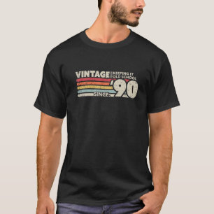 30e verjaardag, 1990 Vintage, bejaarde school T-shirt