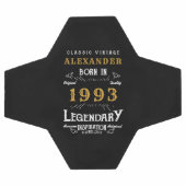 30e verjaardag 1993 Monogram Naam Legendary Voetbal (Enkel)