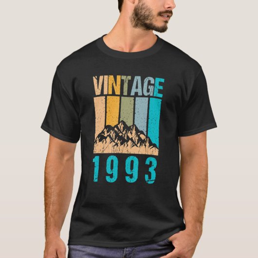 30e verjaardag 2013 1993  bergbeklimming t-shirt (Voorkant)