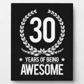 30e verjaardag (30 jaar Geweldige) Fotoplaat (Voorkant)