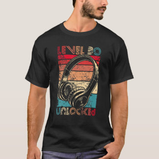 30e verjaardag 30 jaar Niveau 30 Onvergrendelde Vi T-shirt