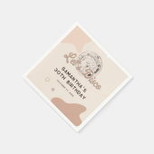 30e verjaardag 70s Retro Disco Party Papier Servet (Hoek)