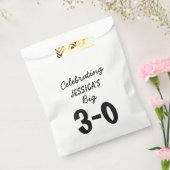 30e verjaardag Aangepaste levering van partijgoede Bedankzakje (Gezegeld)