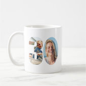 30e verjaardag Aangepaste twee foto Koffiemok (Links)