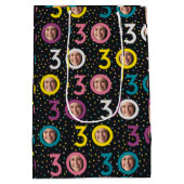 30e verjaardag aanpassen foto medium cadeauzakje (Achterkant)