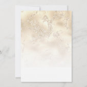 30e verjaardag ballonnen op gouden glitter marmer kaart (Achterkant)