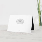 30e Verjaardag Barcode met laser Kaart (Achterkant)