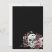 30e verjaardag Bash te sterven voor gotische bloem Kaart (Achterkant)