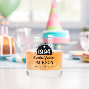 30e verjaardag beperkte perfectie 1994 whisky glas