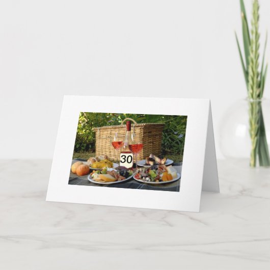 30e VERJAARDAG = BETER GERIJPT DAN FIJNE WIJN Kaart (Voorkant)