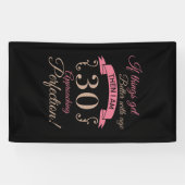 30e verjaardag beter met leeftijd spandoek (Horizontaal)