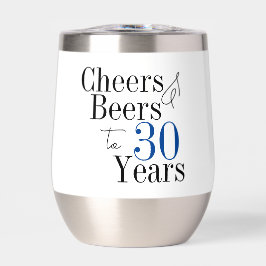 30e verjaardag bieren en gejuich typografie feest