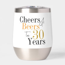 30e verjaardag bieren en proost minimaal feest