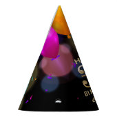 30e verjaardag Black en Gold Feesthoedjes (Links)