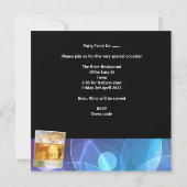 30e verjaardag Blauwe Drinken Bierboys Night Kaart (Achterkant)