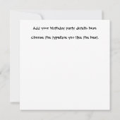 30e verjaardag Blauwe Stripes Modern W867 Kaart (Achterkant)