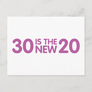 30e verjaardag briefkaart