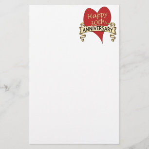 30e. Verjaardag Briefpapier