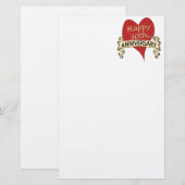 30e. Verjaardag Briefpapier (Voorkant / Achterkant)