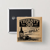 30e verjaardag Button (Voorkant /achterkant)