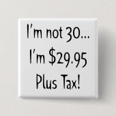 30e verjaardag Button (Voorkant)