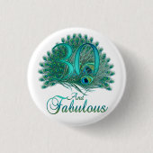 30e verjaardag Buttonnen Ronde Button 3,2 Cm (Voorkant)