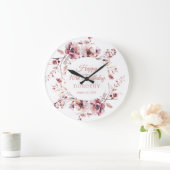 30e verjaardag cadeau gepersonaliseerde wandklok (Huis)