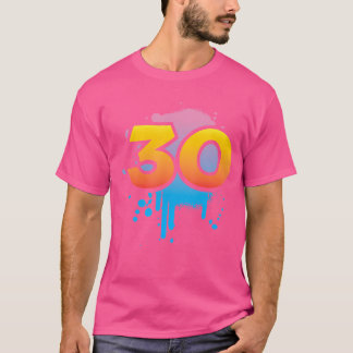 30e Verjaardag Cadeau Mannen Vrouwen Cool Spray Hi T-shirt