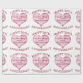30e. Verjaardag Cadeaupapier (Vlak)