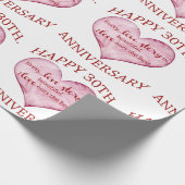 30e. Verjaardag Cadeaupapier (Hoek)