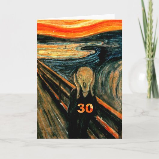 30e verjaardag cadeautjes kaart (Voorkant)