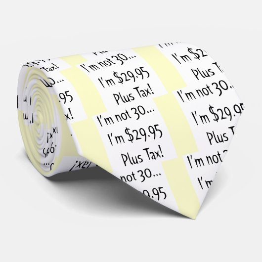 30e verjaardag cadeautjes stropdas (Opgerold)