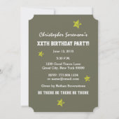 30e verjaardag Camo Eénjarig Eigen naam A03 Kaart (Achterkant)