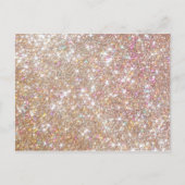 30e verjaardag Chic Glitter Ombre sparen de datum Aankondigingskaart (Achterkant)