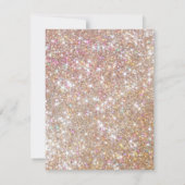 30e verjaardag Chic Glitter Ombre sparen de datum Save The Date (Achterkant)