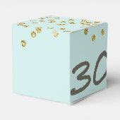 30e verjaardag Confetti Bedankdoosjes (Achterkant)